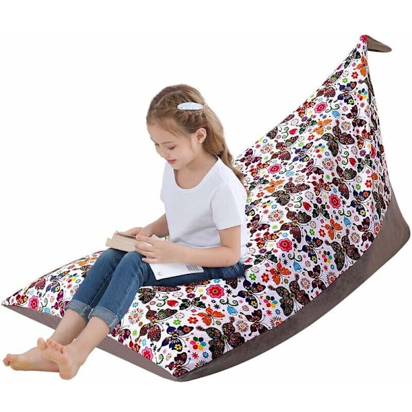 Bean bag för barn, plysch, djurformad, för barn, tonåringar och vuxna, extra stor, supermjuk sammetsöverdrag
