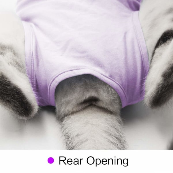 Kattkläder - Katt Onesie för katter Postkirurgisk bukssår Dermatologi E-krage ersättningsslitage