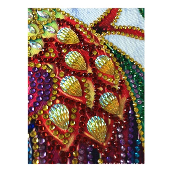 5D Spesialform Diamantmaleri Tallsett Krystall Rhinestone Rund Diamantbilde
