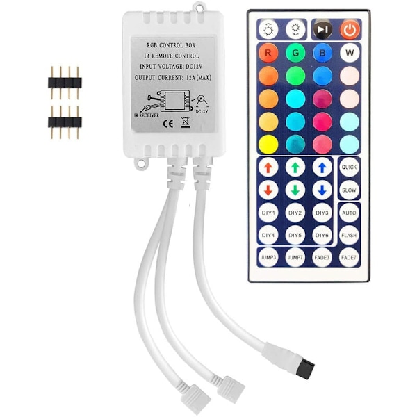 12V 24V IR trådløs fjernbetjening og LED controller RGB, RGB kontrolboks til fjernstyring af RGB SMD 5050 3528 LED strips