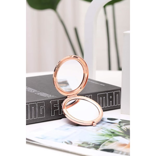 amplifies Small Makeup Mirrors Circular Pocket Makeup Mirrors