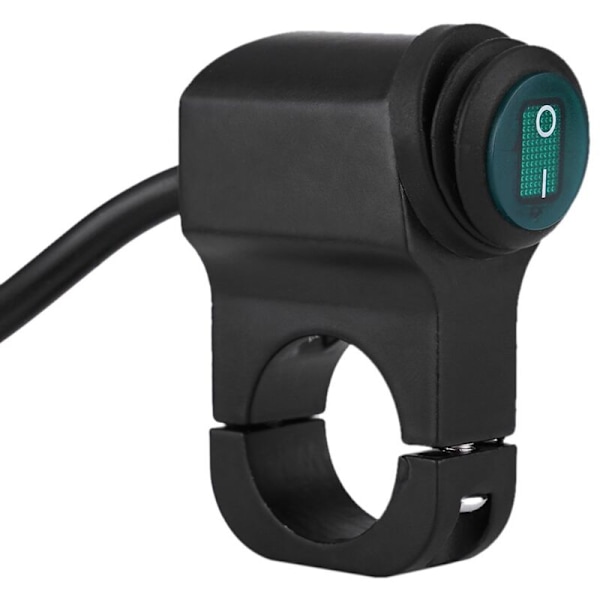 Motorcykel lyskontakt, 12 V Universal 22mm Styr Tåge Spot Lys ON/Off Vandtæt kontakt