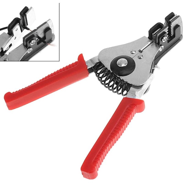 18 cm præcisions striptang - Automatisk striptang - Kabelklipning - Multifunktionstang til at afisolere, klippe, krympe