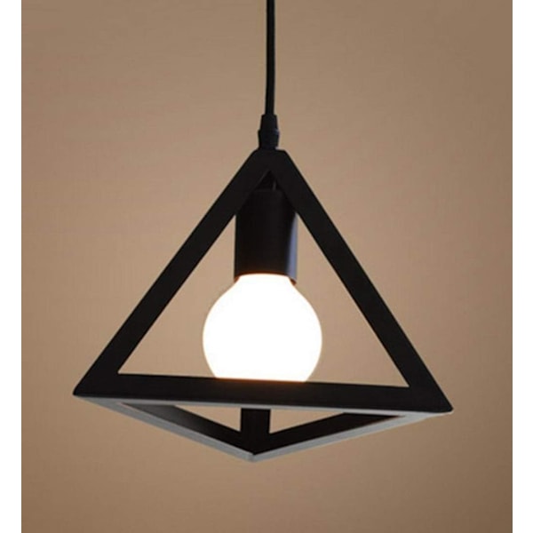 E27 Metall Modern (Inga glödlampor) Pendellampa Armatur Metall Takkronan Ljusarmatur Belysning Geometri Form Bas E27 Svart Pendellampa Armatur