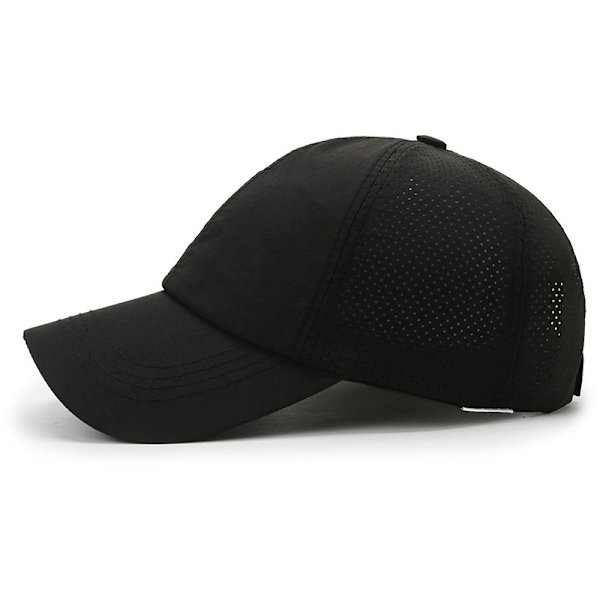 Hestehale Baseball Cap til kvinder, Høj Messy Bun Ponycap Udendørs Sports Hurtigtørrende Mesh Hat med Hestehale Hul Justerbar Rejse Sommer Hat