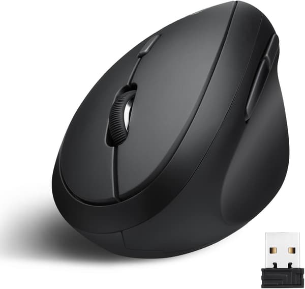 Mini langaton oikeakätinen pystysuora hiiri, 3 DPI-tasoa