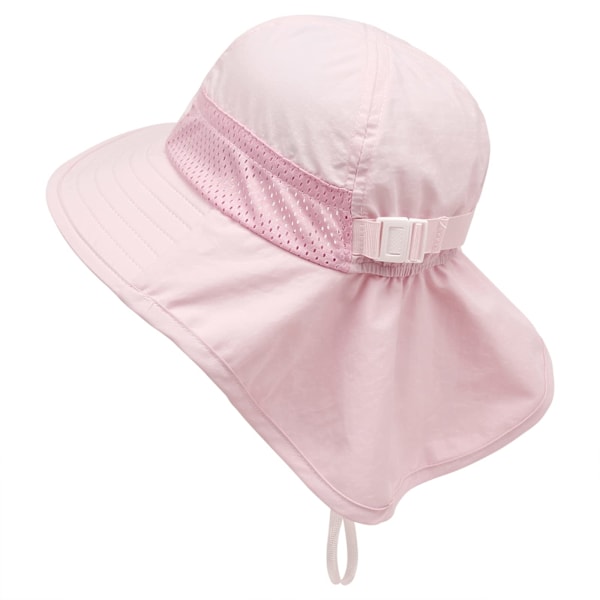 Solhatt för småbarn, barn, flickor och pojkar, sommar, UPF 50+, skyddande kepsar, bred brätte, nackskydd, strandlekshattar, ålder 1-7 år