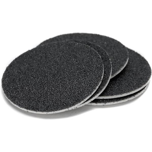 120 stk. utskiftbare slipeputer for elektrisk fotfil, selvklebende (ekstra grov 80 grit)
