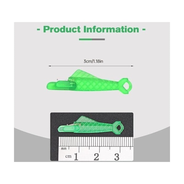 20 stk. Nålitreder, sytilbehør Synåler Nålitreder Symaskin Plast DIY Treder, Treder for Håndsøm og Quilting Cr