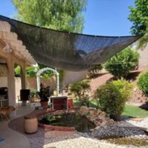 Skuggnät 8 skuggningsnålar 80% stärker tjockare skuggnät, växthus vindnät med öljetter, för växtöverdrag/växthus/trädgård/pergola(2