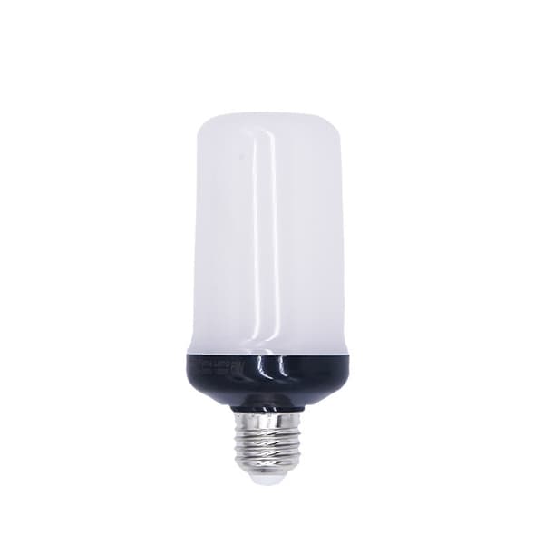 2-pakning E27 4 moduser LED-flammepære med tyngdekraftsensor for jule-/halloween-/bardekorasjon