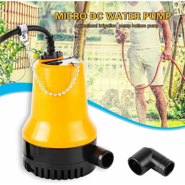 DC-sähköauton vesipumppu, akkukäyttöinen mikrosukelluspumppu, DC-pumppu DC-12V