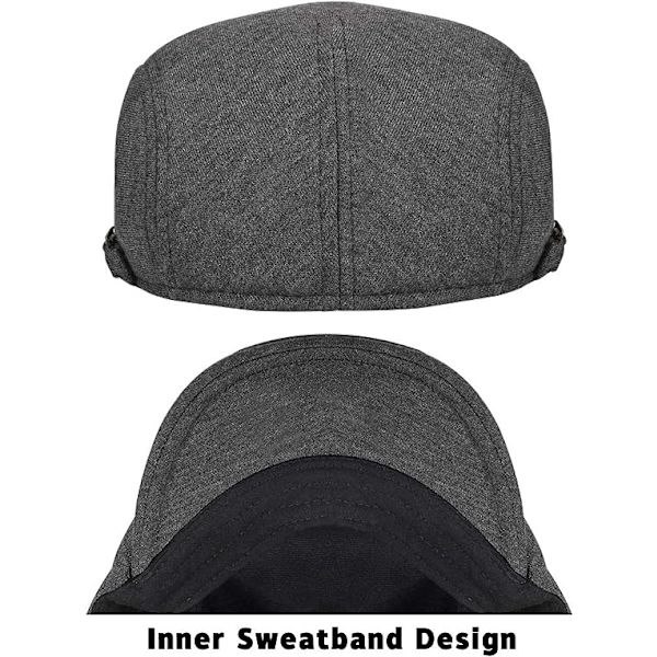 Beret Cap Mænd Justerbar Flad Vintage Lvy Hat