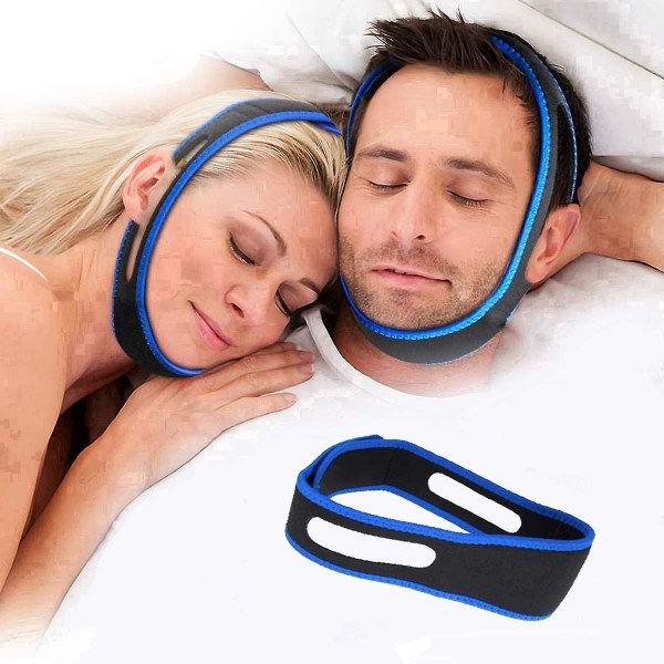Snorkehakestropp, komfortable universelle anti-snorkeenheter, A