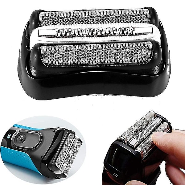 2 stk. 32b barbermaskiner til Braun serie 3, udskiftningsfolie og knive