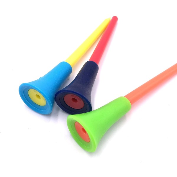 50 stykker (tilfældige farver) plastik golfskafter 3-1/4 tommer holdbart