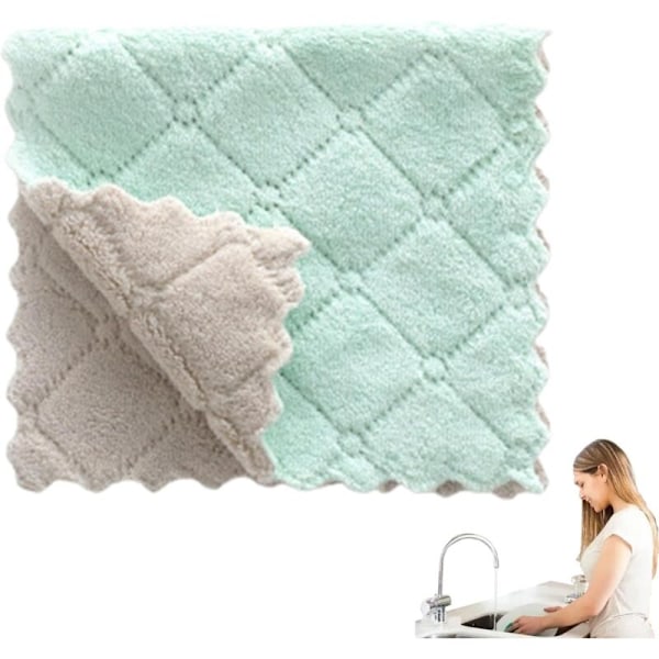 Håndarbejde til opvask, superabsorberende rengøringsklude til hjemmet, køkkenklud til rengøring, multifunktionelle mikrofiber rengøringsklude, viskestykker