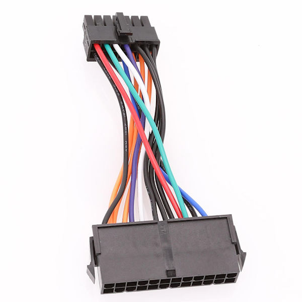 2 kpl virtalähteen liitäntäkaapeli [1x 14-pin uros ATX virtalähde - 1x 24-pin naaras ATX virtalähde]