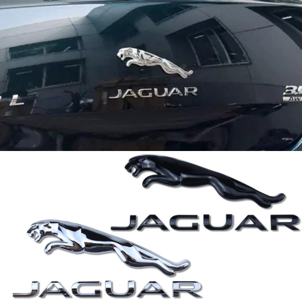 Sopii Jaguar letter -autotarralle XJXJLXEXFFPACEFTYPE black