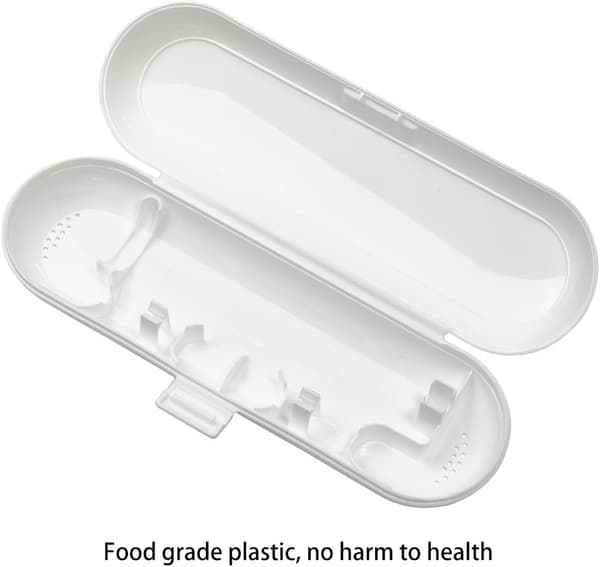 Reiseetui i plast (hvit) for elektrisk tannbørste