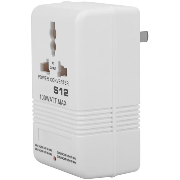 100W Rejseadapter Spændingsomformer 110V/120V til 220V/240V Step-up og Step-down Transformer, til Forskellige Lande (CN Standard Stik)