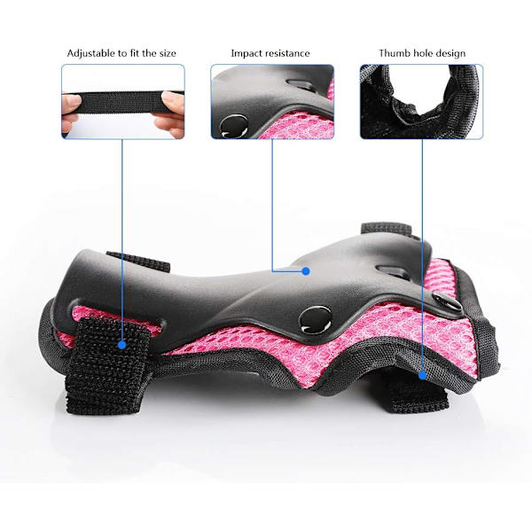 Barn Inline Skate Protection Sets Cykel Skyddande Knäskydd 5-16 År Gamla Barn Skateboard Scooter Protection Set