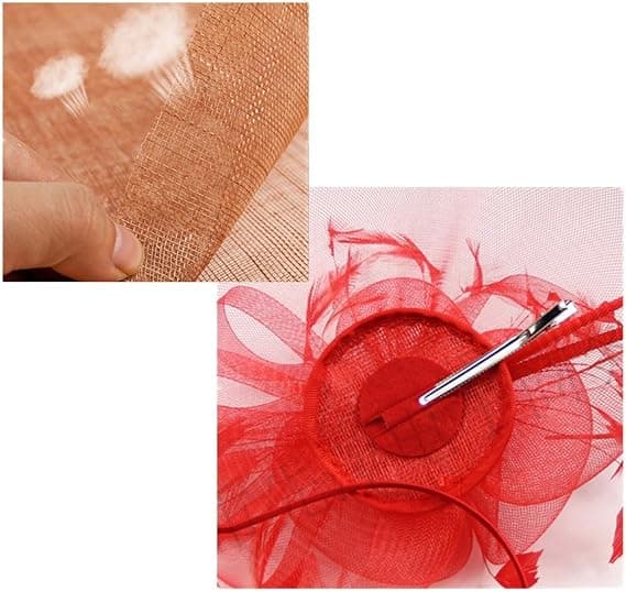 Brudekjole Slør Hodeplagg Bryllup Hodeplagg Bryllup Fascinator Hodeplagg