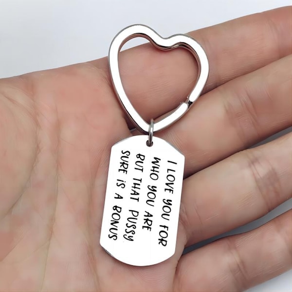 Hjerte nøglering Valentinsdag julegave
