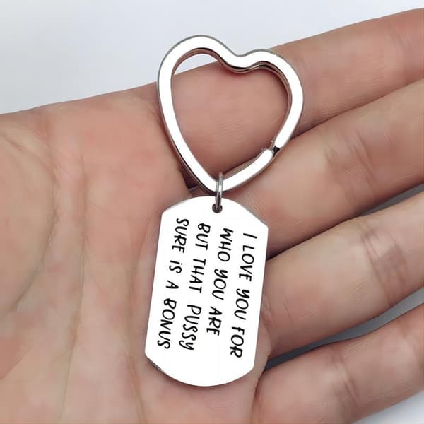 Hjerte nøkkelring Valentinsdag julegave