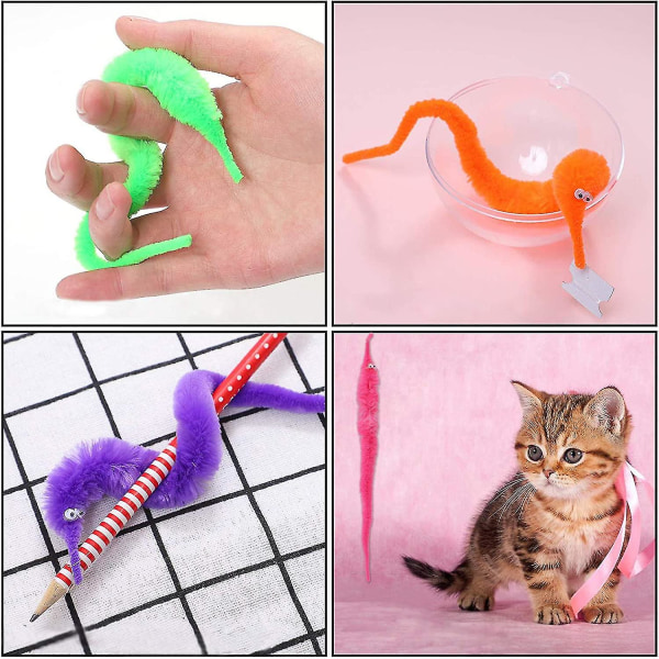 Caterpillar Magic Props Tricky Novelty Toys 12 Random Colors 20cm
