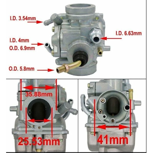Karburator til Yamaha TTR 125 TTR 125 Carb Karburator 2000 2007 Yamaha TTR125 TTR125E TTR125L TTR125LE