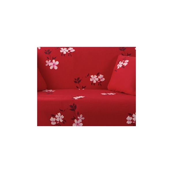 Sofföverdrag 2-sits 140-180cm Rött överdrag soffa med moderna armstöd överdrag universellt elastiskt sofföverdrag skyddande överdrag
