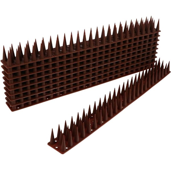 Anti-duvtoppar, 5,4 meter anti-duvor för balkong, anti-plastfåglar för duvor sparvar, anti-kattspik för fönster, respektfull anti-pi