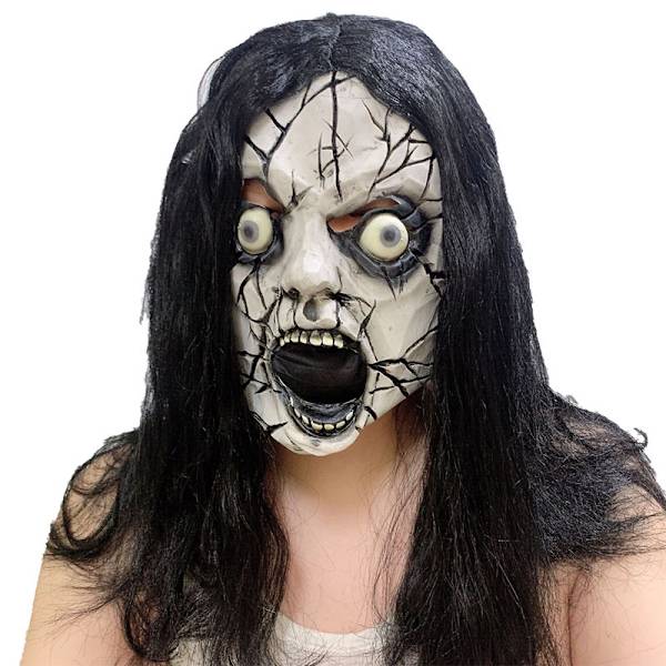 Halloween Horror Sjov Latex Fuld Hovedbeklædning Sjov Horror Maske Legetøj