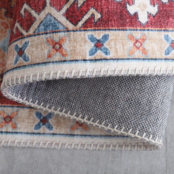Etninen amerikkalainen maalaistyylinen vintage-matto, joka sopii olohuoneeseen, makuuhuoneeseen, kodin toimistoon, keittiön puhdistusalueelle, 3X2 jalkaa