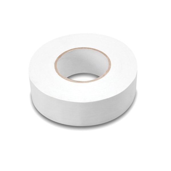 Hvit duct tape, 50 mm x 20 m, 2” vanntett sterkt selvklebende gaffer