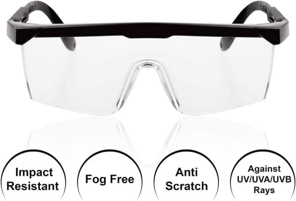 4-pack skyddsglasögon, anti-imma och UV-skydd klara skyddsglasögon, säkerhetsskyddsglasögon, barns Nerf-skyddsglasögon