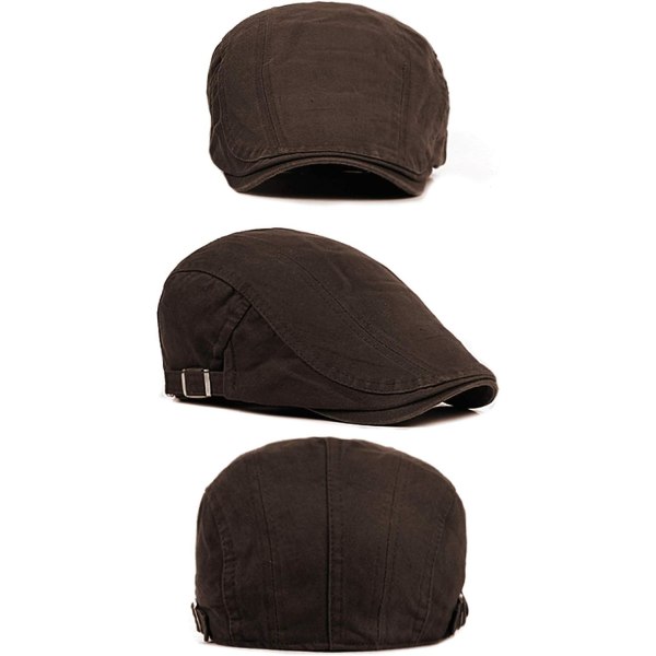 Baskrar Herr Dam Andas Flat Cap Vintage Basker Körning Golf Hatt Justerbar Vintage Gatsby Ivy Cap för Vår, Sommar och Höst