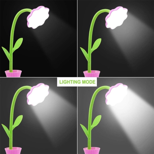 Børns skrivebordslampe, kreativ genopladelig LED-skrivebordslampe øjenbeskyttelse touch sensor bordlampe dæmpbar sengebordslampe med penneholder