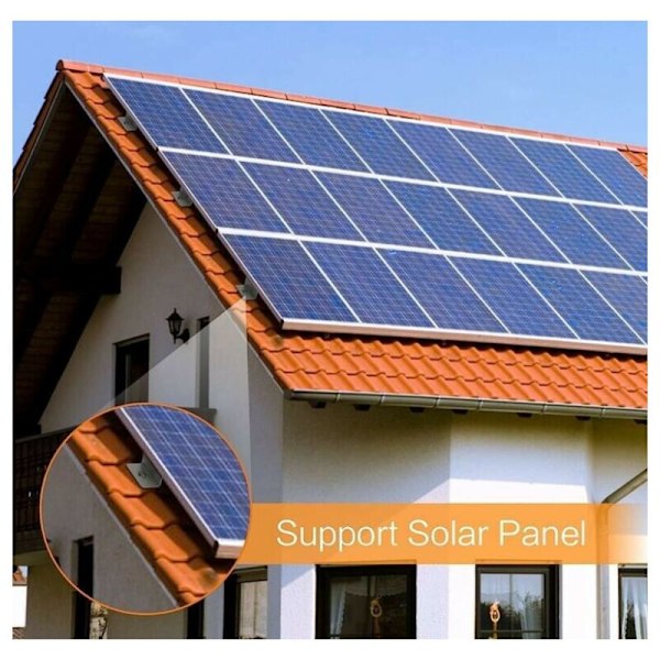 Z-formad solpanel, 8 st aluminium solpanelfästen lämpliga för husbilstak, solpanelsmontering antar Z-formad design (med 16 muttrar och 16 skruvar)