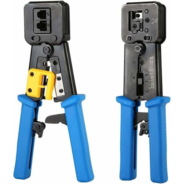 RJ45 krympeverktøy for RJ45 / RJ12 standardkontakter og terminaler