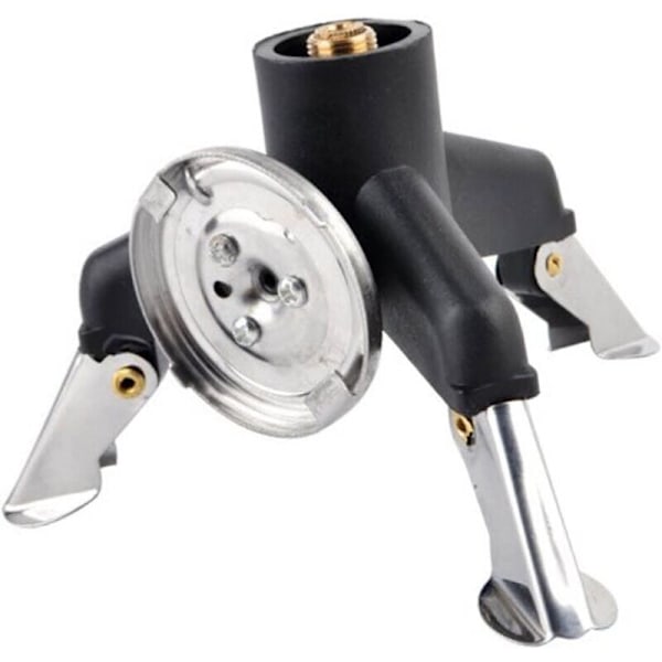 Tripod Gasolspis Adapter, Professionell Fint Utförande Gastank Adapter för Utomhusvandring