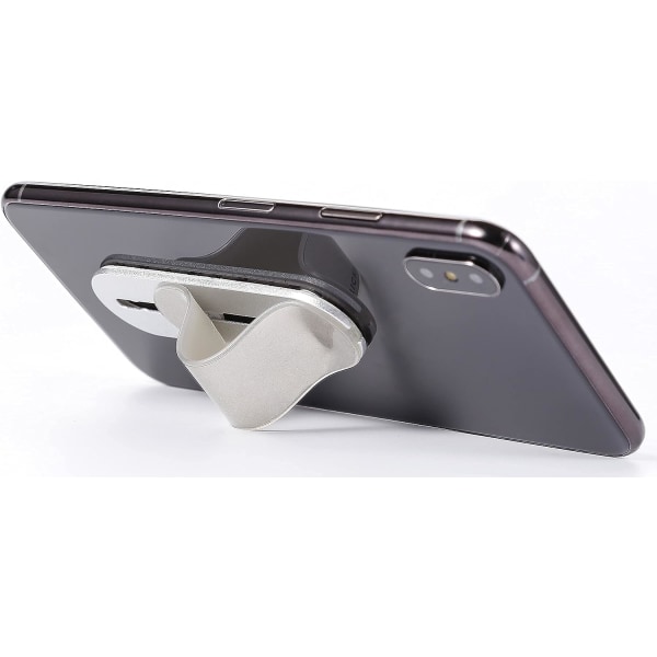 Sølvfarget - Smartphone Finger Holder - Mobiltelefonholder - Ring for iPhone Samsung Huawei