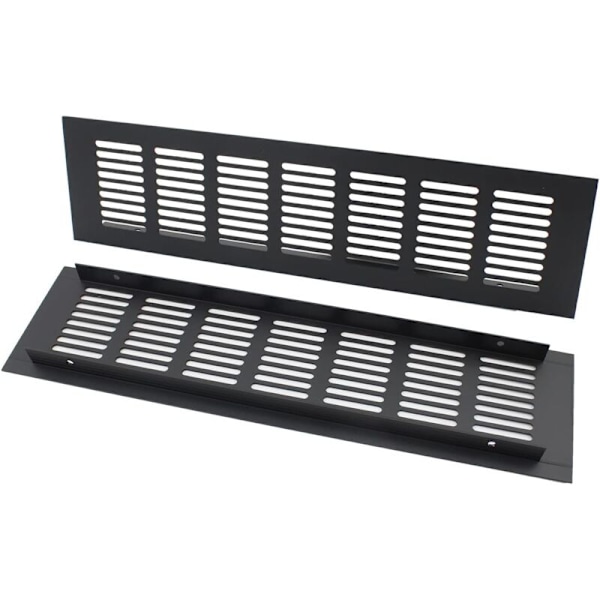 Rektangulær ventilationsrist, ventilationsrist, rektangulær ventilationsrist ideel til 80 × 300 mm ventilation