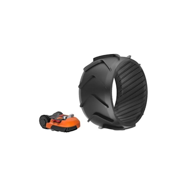 Passer til Worx robotgressklipper forhjul, svart gummi navkapsel, M500, M700, S300, M1000, M700 Plus