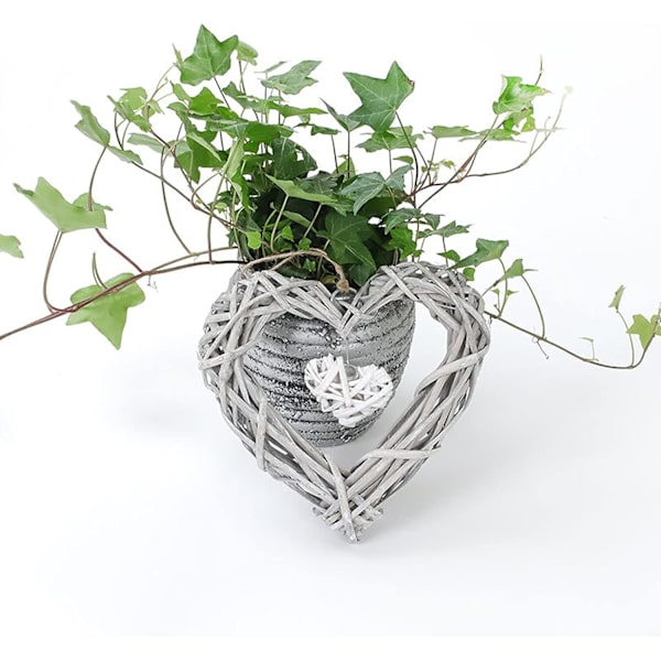 2-osainen ripustettava pajukranssi, DIY-pajukoriste, pajukranssi, pajukranssi, sopii häihin, syntymäpäiväjuhliin, seinäkoristeluun