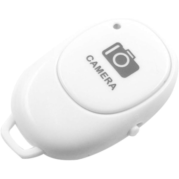 Valkoinen Bluetooth 4.0 -kamerapuhelin Laukaisupuhelin Kamerapainike Self