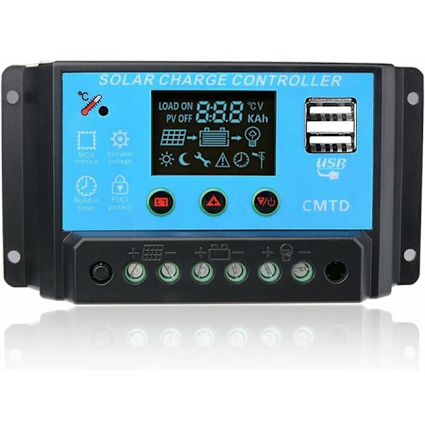 20a Load controller SOLAR REGULERING SOLAY PANEL LED 12-24V, BATTERIREGULERING SOLIER PAYER SERVICE SERVICE