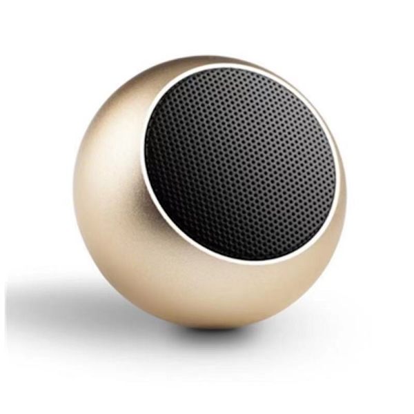 Kannettava Bluetooth-kaiutin, kulta, miniurheilukäyttöön, veden- ja pölytiivis, pieni mutta tehokas, kulta