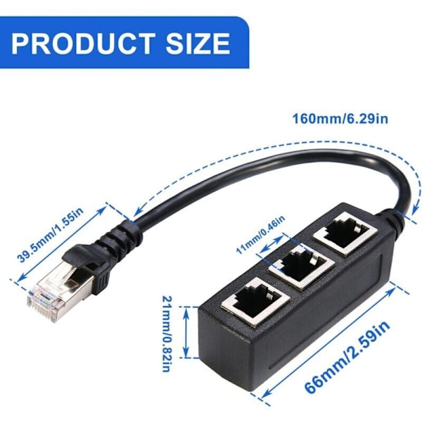 WiFi Repeater Booster 300Mbps Trådløs Forlenger Nettverkssignalforsterker (WPS, enkel installasjon, 1 Ethernet-port, innebygd antenne, 2.4 GHz) Øk